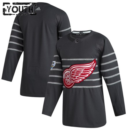 Detroit Red Wings Blank Grijs Adidas 2020 NHL All-Star Authentic Shirt - Kinderen